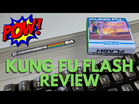 Kung Fu Flash The Future Was 8bit model review - Load Commodore Cartridge, Program and Disk Images