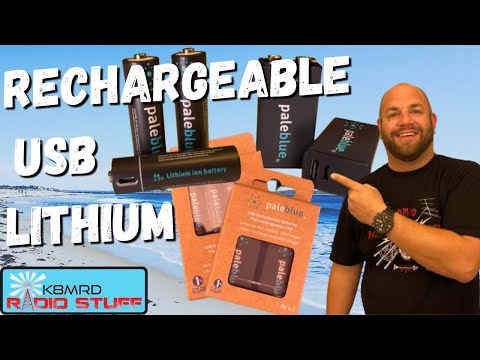 Pale Blue USB Rechargeable Smart Batteries