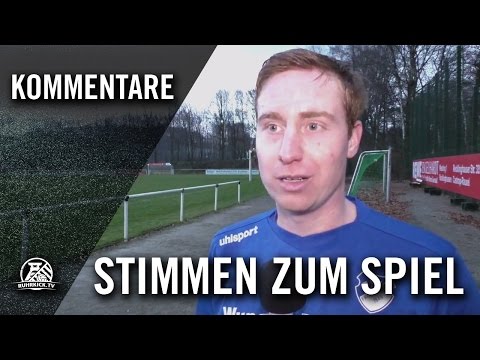 Die Stimmen zum Spiel (SF Stuckenbusch - FC Frohlinde, Bezirksliga Westfalen, Staffel 9)