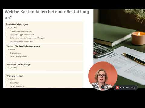 Was kostet eigentlich eine Bestattung?