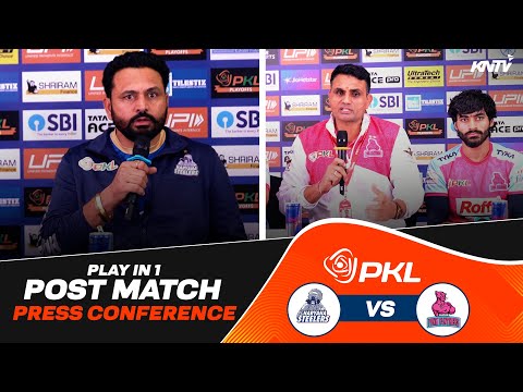 PKL 12 Play-in 1 | Haryana Steelers vs Jaipur Pink Panthers | Press Conference ft. Manpreet & Nitin