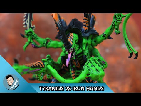TYRANIDS VS IRON HANDS WARHAMMER BATTLE REPORT