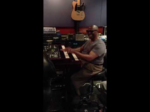 Ellis Hall recording keys on "Love Revolution" by Orkestar MÉZÉ