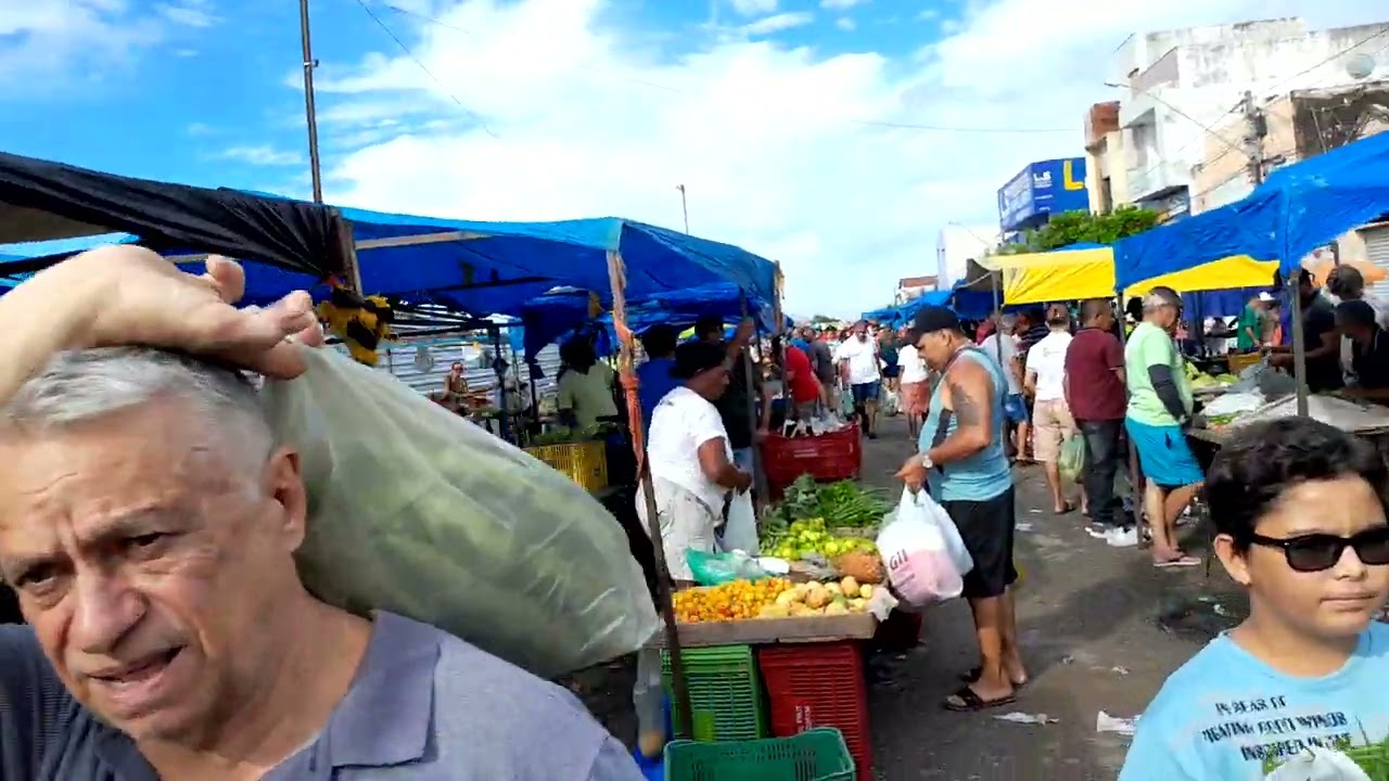FEIRA LIVRE NA ESTAÇÃO EM SOUSA PARAIBA