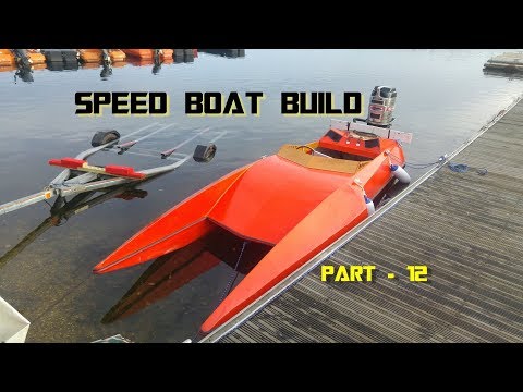 Speed boat build part 12  - RCD compliance testing, scantlings and stability