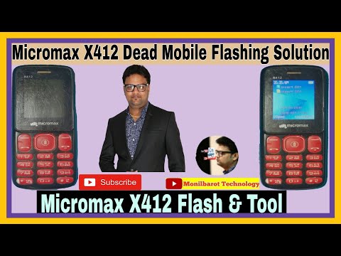 Micromax X412 Dead Mobile Flashing Solution ll Micromax X412 Flash ll Micromax X412 Flash & Tool