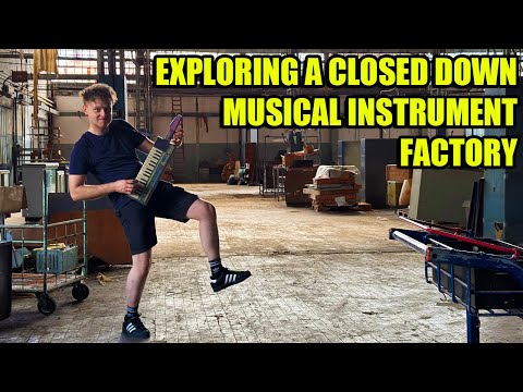 Exploring A Massive Closed Down Musical Instrument Factory. Finding Some WILD Things.