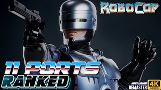 Which Version of RoboCop Did I Rank No.1? (4K/60FPS Remaster) #robocopgame #dataeast #arcadegames
