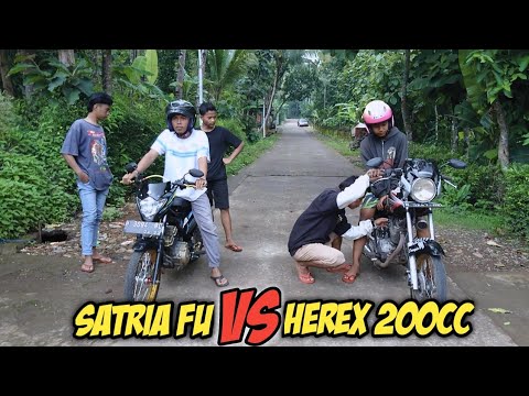 balap-liar-satria-fu-vs-herex-200cc-jawa-komedi