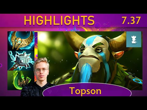 💰 7.37 Topson Nature's Prophet |KDA - 30 KP - 75%| 900+ GPM! New patch Mid Highlights - Dota 2