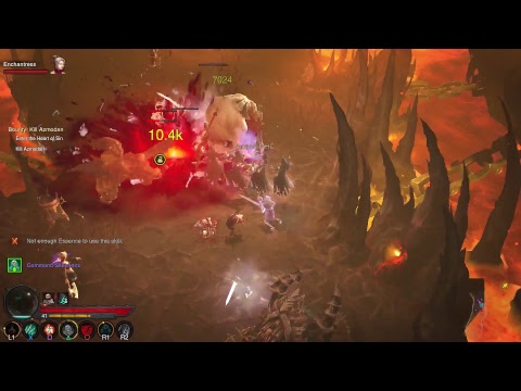 Diablo 3 - HC Necromancer run to lvl 41(death) in 2 hours - 1080p 60fps - No commentary