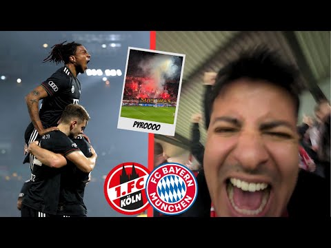 WIR SIND WEITER!!! - GEILE STIMMUNG IM GÄSTEBLOCK 🔥🔥🔥 | 1. FC Köln vs. FC Bayern München | CedrikTV