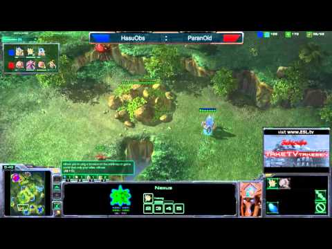 StarCraft II G35 HasuObs(P) vs ParanOid(Z) JB - Cyborg SC2 Inside Cup