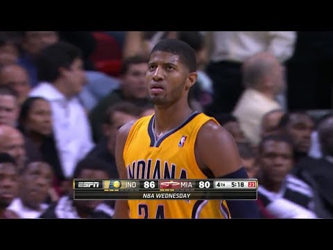 Paul George Full Highlights at Miami Heat (2013.12.18) - 25 Pts, 8 Reb