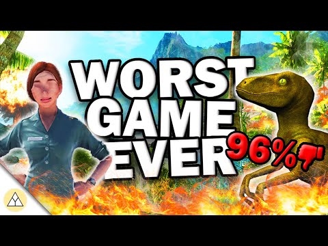 I FOUND THE WORST DINOSAUR GAME EVER! HILARIOUSLY BAD!