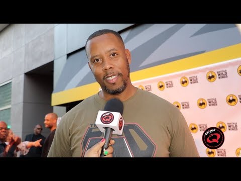 Nisan Stewart at Buffalo Wild Wings Koreatown Soft Opening