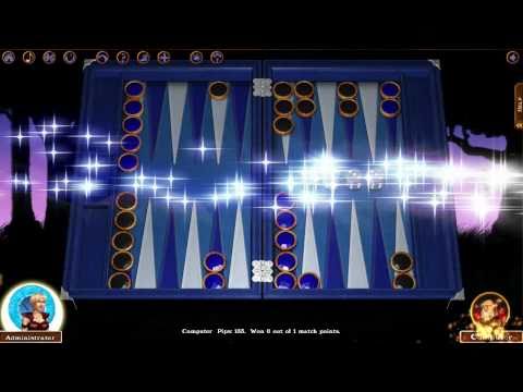 Hardwood Backgammon Video