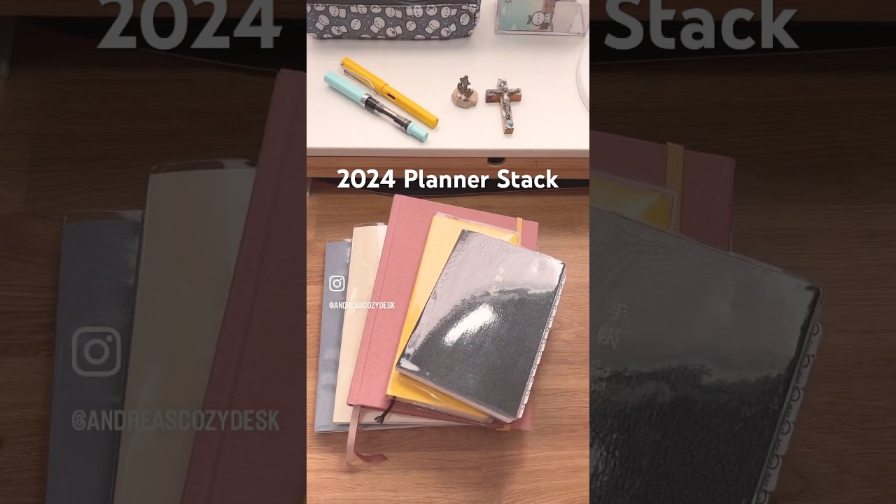 2024 lineup with examples of my spreads! #planner #handwriting #journal