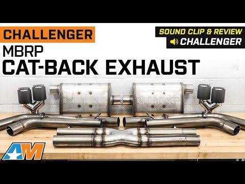 2015-2022 Challenger 3.6L MBRP Cat-Back Exhaust with Carbon Fiber Tips Sound Clip & Review