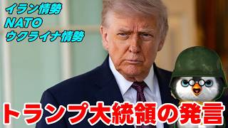 【ペンギン閣下】トランプ大統領の再審の発言【ウクライナ・イラン情勢】