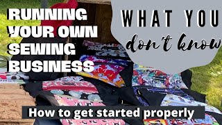 Starting a Sewing Business| what you need to know\ what you don