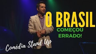 O BRASIL COMEÇOU ERRADO! Trecho do espetáculo 1 Milhão de Anos em 1 Hora com Bruno Motta