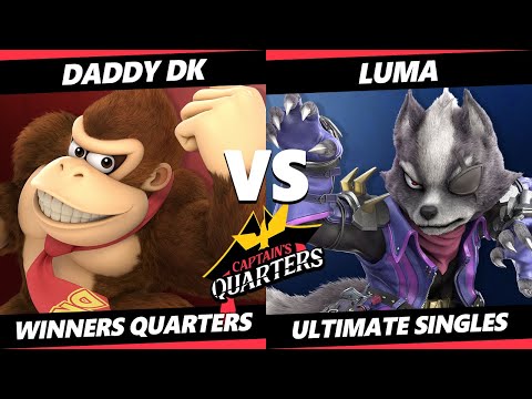 Captain's Quarters 6 Winners Quarters - Daddy DK (Donkey Kong) Vs. Luma (Wolf) SSBU Smash Ultimate