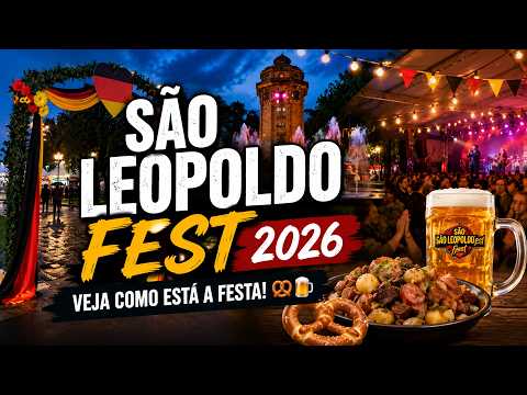 São Leopoldo Fest 2026: Veja como está a festa! 🥨🍻