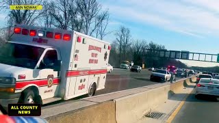 Multiple Vehicle Crash Garden State Parkway North in Kenilworth