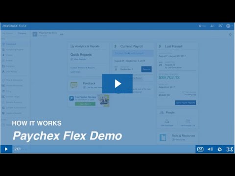 Vídeo de Paychex Flex