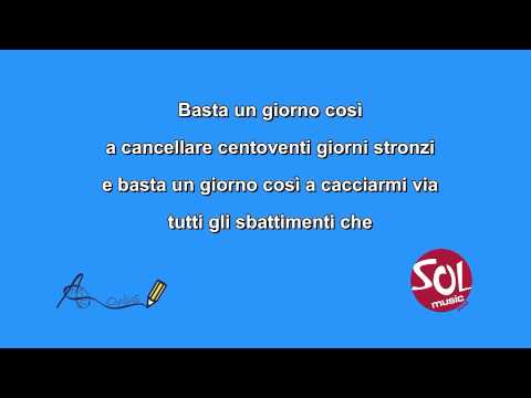 Sol music - 883  "Un giorno così"