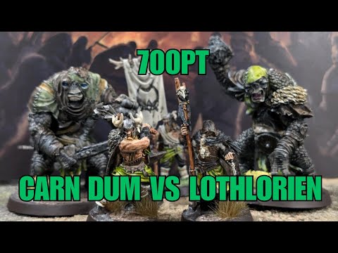 Army of Carn Dum vs Lothlorien 700pt MESBG Battle Report