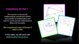 TExES 4-8 (115) Math Exam Competency 16: Part 1