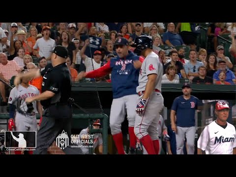 Ejections 136-137 - Boston's Xander Bogaerts, Alex Cora Ejected After Strikeout to End 4th