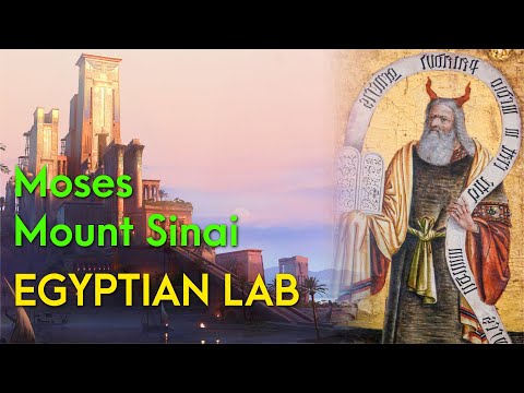 Moses found Alchemical Lab on his secret Mountain Sinai the Temple of Hathor