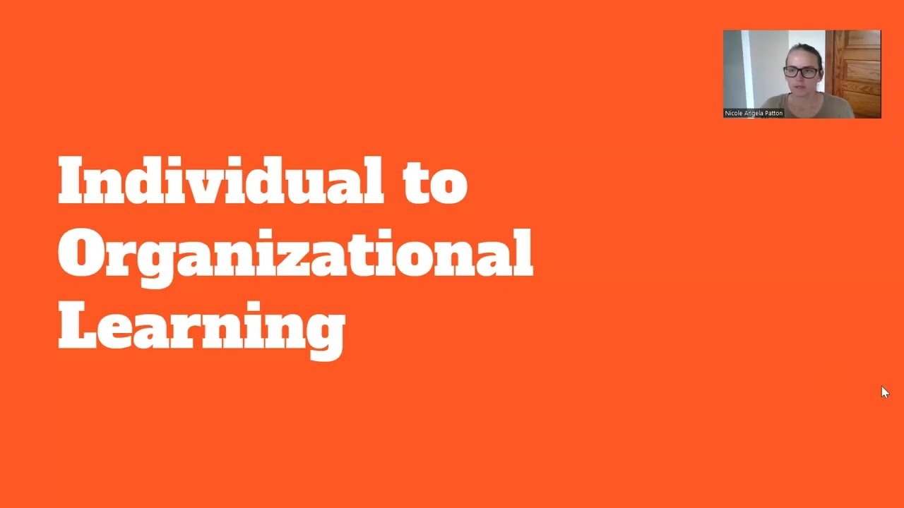 Chapter 8 - Organizational Learning