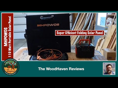 Is This The Best Folding Solar Panel? - MHPOWOS 110 Watt Solar panel