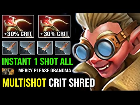 UNLIMITED Multishot Crit 2x Daedalus Snapfire Solo Mid Carry EZ Instant Delete Dota 2