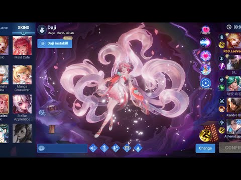 Daji Flawless Skin | Best Burst Combos & High-Damage Gameplay!