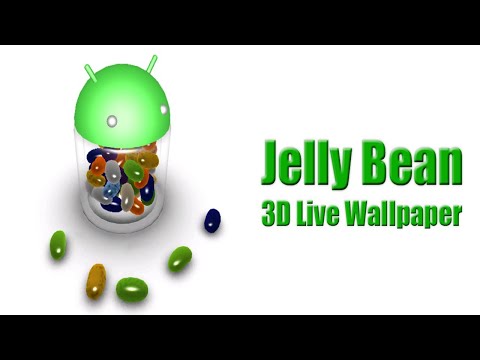 3D Jelly Bean Live Wallpaper Video