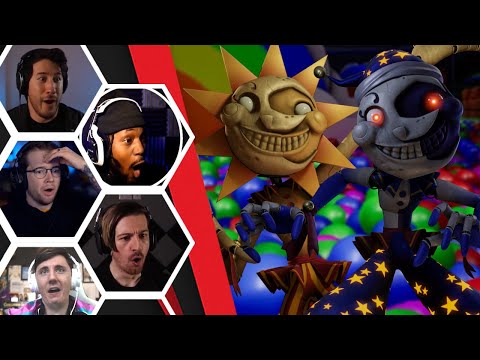 Lets Player's Reaction To Meeting Sun & Moon For The First Time - FNAF Security Breach