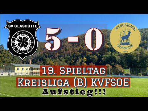 SV Glashütte vs. SpG Saupsdorf/Sebnitz II.  🖤🤍 Männer - Kreisliga AUFSTIEG ⚽️ 26.06.2022