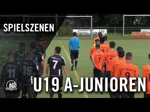 SV Weiden - Bedburger BV II (U19 A Junioren, Qualifikation Sonderstaffel, Gruppe A) - Spielszenen