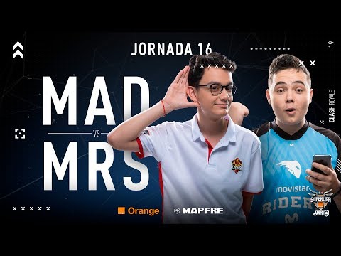 MAD LIONS E.C. VS MOVISTAR RIDERS | SUPERLIGA ORANGE CLASH ROYALE | (partido 1) Jornada 16