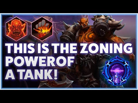 Garrosh Taunt - THIS IS THE ZONING POWER OF A TANK! -  Grandmaster Storm League