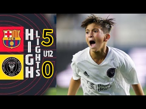 Barcelona U13 vs Inter Miami U16 5-0 - All Goals & Extended Highlights 2025