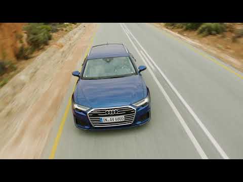 Audi A6 Avant   Sepang Blue Fahraufnahmen