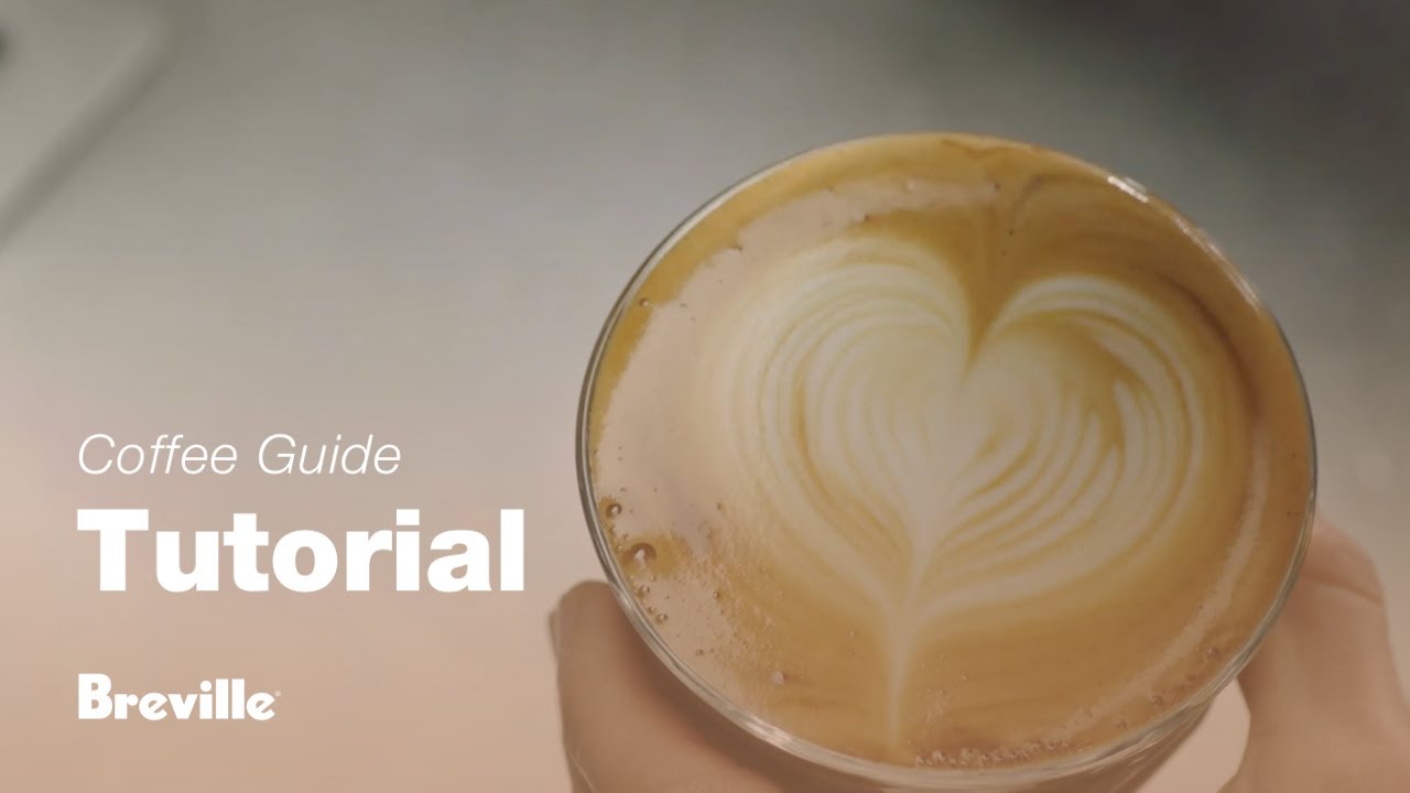 How to create latte art: the heart