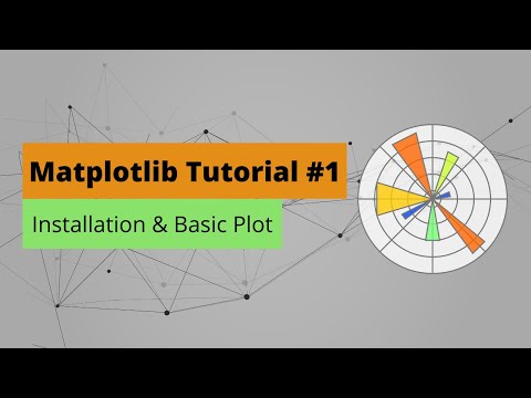 Matplotlib Tutorial 1 Installation And Basic Plots