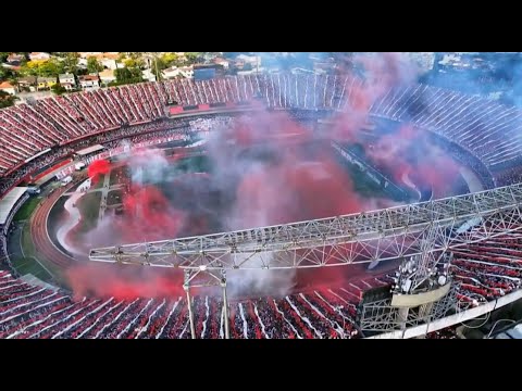 A FESTA DA TORCIDA DO SÃO PAULO EM TODO O MORUMBI NA FINAL DA COPA DO BRASIL!
